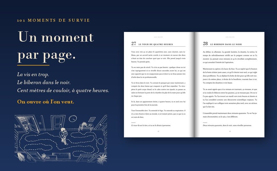 Double page de « Bière, papa ! » : deux moments et leurs chutes